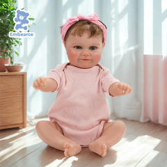 Emma - 55 cm Lifelike Reborn Baby Doll with Soft Silicone Like Vinyl Body and Accessories