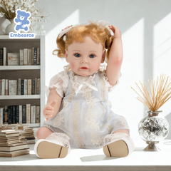 Olivia - 22" Lifelike Reborn Baby Doll with Soft Silicone Like Vinyl Body & Accessories