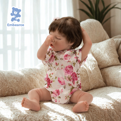 Rose & Theo - 18" Lifelike Reborn Baby Dolls with Silicone Like Vinyl Body and Accessories