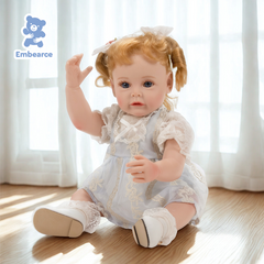 Olivia - 22" Lifelike Reborn Baby Doll with Soft Silicone Like Vinyl Body & Accessories
