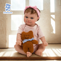 Emma - 55 cm Lifelike Reborn Baby Doll with Soft Silicone Like Vinyl Body and Accessories