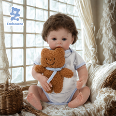 Luna - 18" Newborn Reborn Baby Doll with Soft Silicone Like Vinyl Body and Accessories