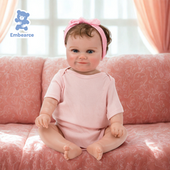 Emma - 55 cm Lifelike Reborn Baby Doll with Soft Silicone Like Vinyl Body and Accessories