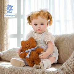 Olivia - 22" Lifelike Reborn Baby Doll with Soft Silicone Like Vinyl Body & Accessories