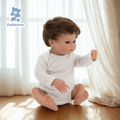 Luna - 18" Newborn Reborn Baby Doll with Soft Silicone Like Vinyl Body and Accessories