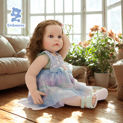 Olivia - 22" Lifelike Reborn Baby Doll with Soft Silicone Like Vinyl Body & Accessories