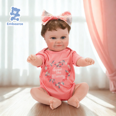Emma - 55 cm Lifelike Reborn Baby Doll with Soft Silicone Like Vinyl Body and Accessories