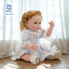 Olivia - 22" Lifelike Reborn Baby Doll with Soft Silicone Like Vinyl Body & Accessories