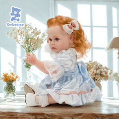 Olivia - 22" Lifelike Reborn Baby Doll with Soft Silicone Like Vinyl Body & Accessories