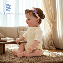 Emma - 55 cm Lifelike Reborn Baby Doll with Soft Silicone Like Vinyl Body and Accessories