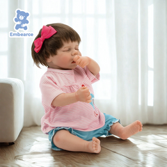 Rose & Theo - 18" Lifelike Reborn Baby Dolls with Silicone Like Vinyl Body and Accessories