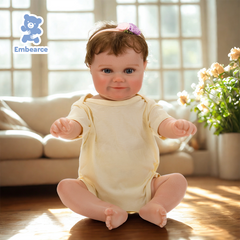 Emma - 55 cm Lifelike Reborn Baby Doll with Soft Silicone Like Vinyl Body and Accessories