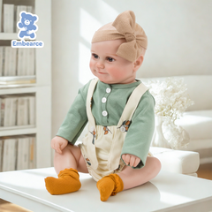 Amelia - 20" Lifelike Reborn Baby Doll with Soft Silicone Like Vinyl Body & Accessories