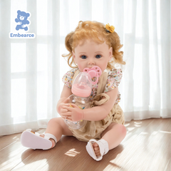Olivia - 22" Lifelike Reborn Baby Doll with Soft Silicone Like Vinyl Body & Accessories