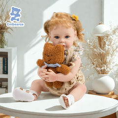 Olivia - 22" Lifelike Reborn Baby Doll with Soft Silicone Like Vinyl Body & Accessories
