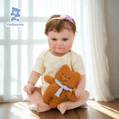Emma - 55 cm Lifelike Reborn Baby Doll with Soft Silicone Like Vinyl Body and Accessories