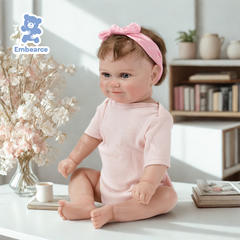 Emma - 55 cm Lifelike Reborn Baby Doll with Soft Silicone Like Vinyl Body and Accessories