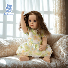Olivia - 22" Lifelike Reborn Baby Doll with Soft Silicone Like Vinyl Body & Accessories