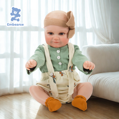 Amelia - 20" Lifelike Reborn Baby Doll with Soft Silicone Like Vinyl Body & Accessories