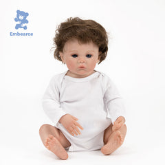 Luna - 18" Newborn Reborn Baby Doll with Soft Silicone Like Vinyl Body and Accessories