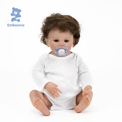 Luna - 18" Newborn Reborn Baby Doll with Soft Silicone Like Vinyl Body and Accessories