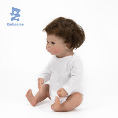 Luna - 18" Newborn Reborn Baby Doll with Soft Silicone Like Vinyl Body and Accessories