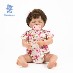 Rose & Theo - 18" Lifelike Reborn Baby Dolls with Silicone Like Vinyl Body and Accessories