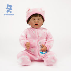Rose & Theo - 18" Lifelike Reborn Baby Dolls with Silicone Like Vinyl Body and Accessories