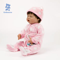 Rose & Theo - 18" Lifelike Reborn Baby Dolls with Silicone Like Vinyl Body and Accessories