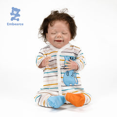Lilac & Ash - 45 cm (18") Lifelike Reborn Baby Dolls with Soft Silicone-Like Vinyl Body