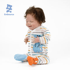 Lilac & Ash - 45 cm (18") Lifelike Reborn Baby Dolls with Soft Silicone-Like Vinyl Body