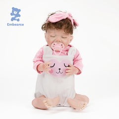 Lilac & Ash - 45 cm (18") Lifelike Reborn Baby Dolls with Soft Silicone-Like Vinyl Body