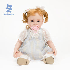Olivia - 22" Lifelike Reborn Baby Doll with Soft Silicone Like Vinyl Body & Accessories