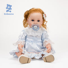 Olivia - 22" Lifelike Reborn Baby Doll with Soft Silicone Like Vinyl Body & Accessories