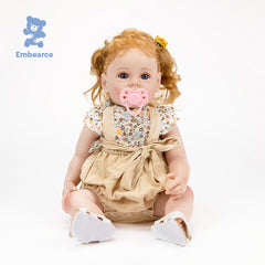 Olivia - 22" Lifelike Reborn Baby Doll with Soft Silicone Like Vinyl Body & Accessories