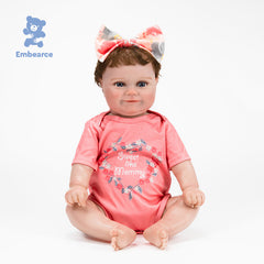 Emma - 55 cm Lifelike Reborn Baby Doll with Soft Silicone Like Vinyl Body and Accessories