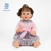 Violet - 22" Lifelike Reborn Baby Doll with Soft Silicone Like Vinyl Body & Accessories