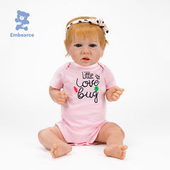 Lila - 22" Lifelike Reborn Baby Doll with Silicone Like Vinyl Body & Accessories