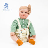 Amelia - 20" Lifelike Reborn Baby Doll with Soft Silicone Like Vinyl Body & Accessories