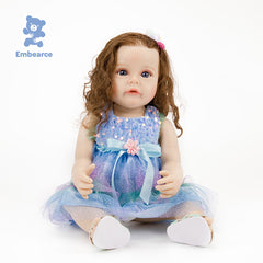 Olivia - 22" Lifelike Reborn Baby Doll with Soft Silicone Like Vinyl Body & Accessories