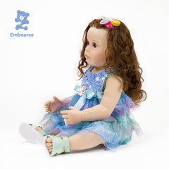 Olivia - 22" Lifelike Reborn Baby Doll with Soft Silicone Like Vinyl Body & Accessories