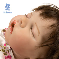 Rose & Theo - 18" Lifelike Reborn Baby Dolls with Silicone Like Vinyl Body and Accessories
