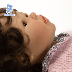 Violet - 55 cm (22") Lifelike Reborn Baby Doll with Soft Cloth Body & Accessories