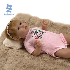 Lila - 22" Lifelike Reborn Baby Doll with Silicone Like Vinyl Body & Accessories