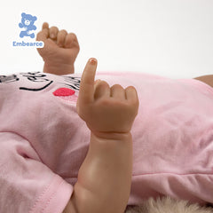 Lila - 22" Lifelike Reborn Baby Doll with Silicone Like Vinyl Body & Accessories