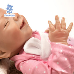 Lilac & Ash - 18" Lifelike Reborn Baby Dolls with Soft Silicone Like Vinyl Body