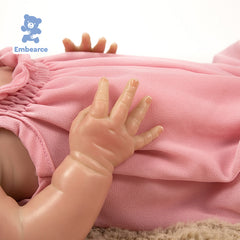 Lilac & Ash - 45 cm (18") Lifelike Reborn Baby Dolls with Soft Silicone-Like Vinyl Body