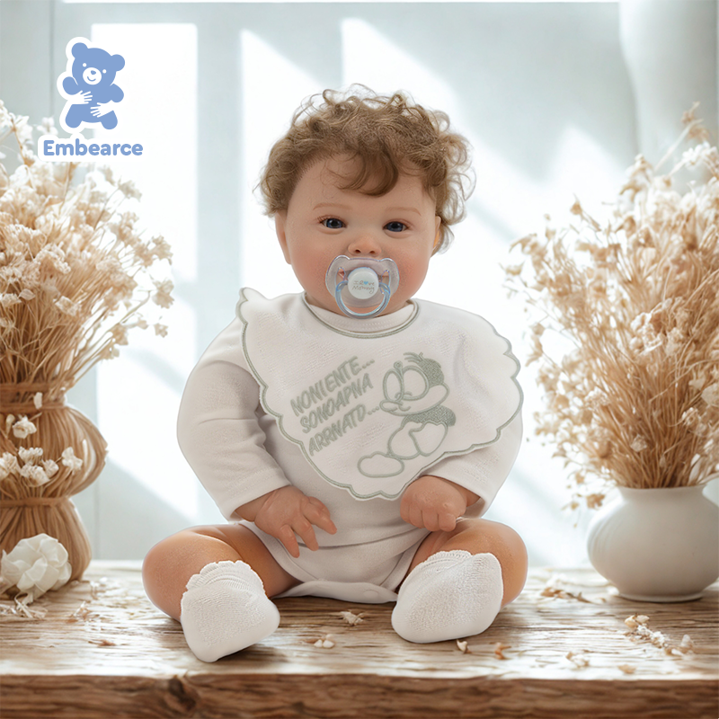 Fifi &amp; Milo – 22 Zoll große, lebensechte Reborn-Babypuppen mit weichem, silikonähnlichem Vinylkörper und Zubehör 