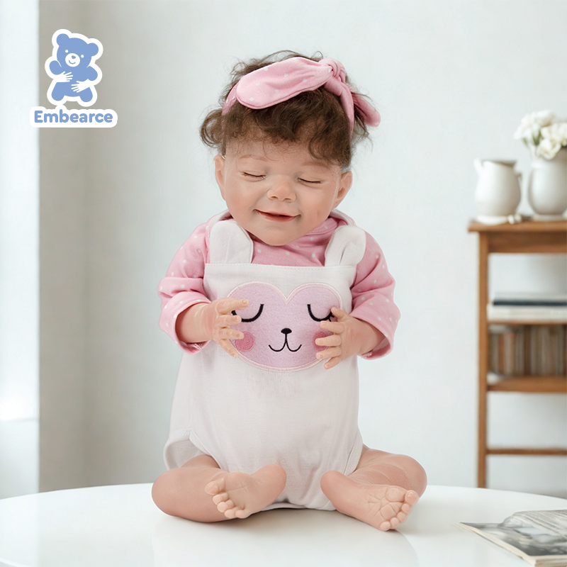 Lilac & Ash - 18" Lifelike Reborn Baby Dolls with Soft Silicone Like Vinyl Body
