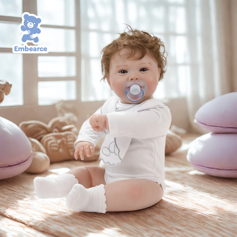 Fifi &amp; Milo – 22 Zoll große, lebensechte Reborn-Babypuppen mit weichem, silikonähnlichem Vinylkörper und Zubehör 